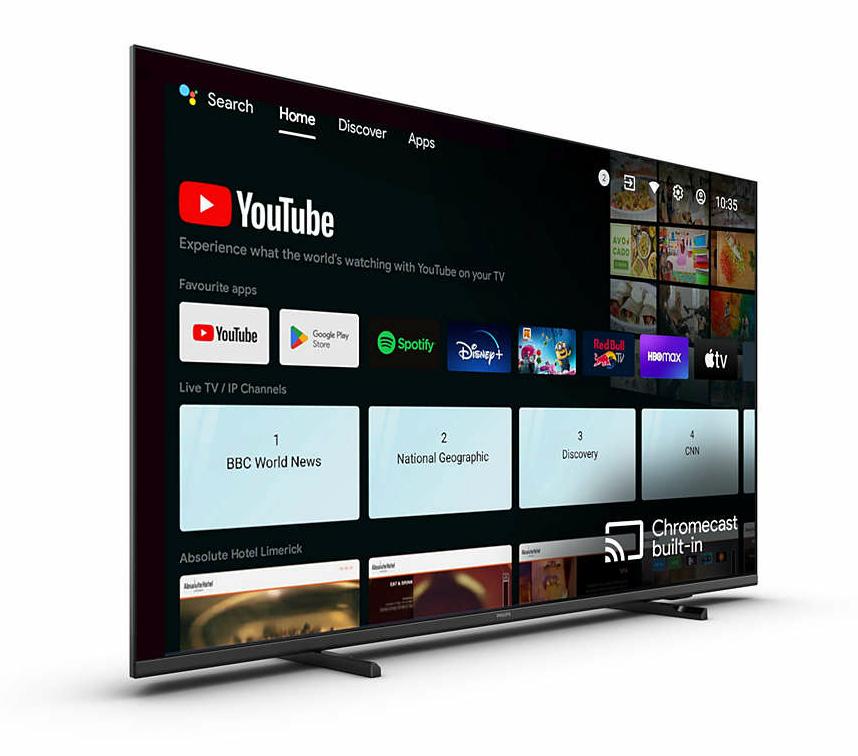 Гостиничный телевизор Philips 43HFL4518U/12 43", 4K Ultra HD LED, 350 кд/м2, Android, CMND