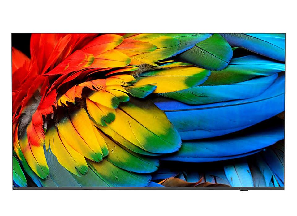 Гостиничный телевизор Philips 75HFL6214U/12 75", 4K Ultra HD LED, 400 кд/м2, Android, CMND