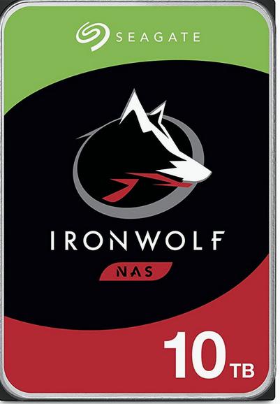 Жесткий диск Seagate IronWolf 10TB 3.5" 7200RPM 256MB SATA NAS ST10000VN000