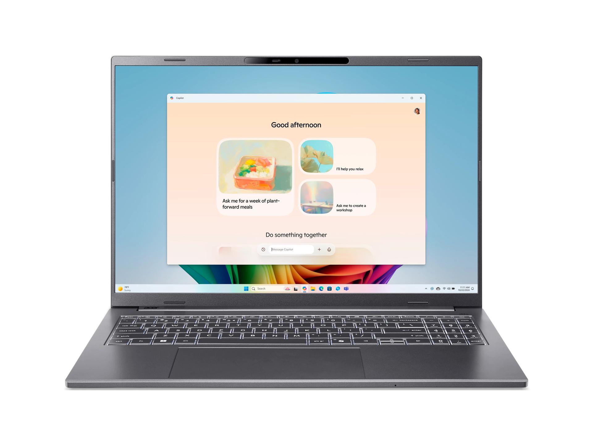 Ноутбук Acer Aspire A16-61M 16" WUXGA IPS 120Hz/AMD Ryzen AI 5 330/UMA/16 GB LPDDR5X/512GB/KB backli